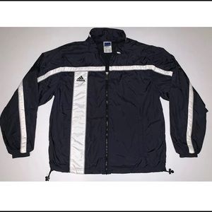 Vintage Adidas  Black White Full Zip Jacket Mens S
